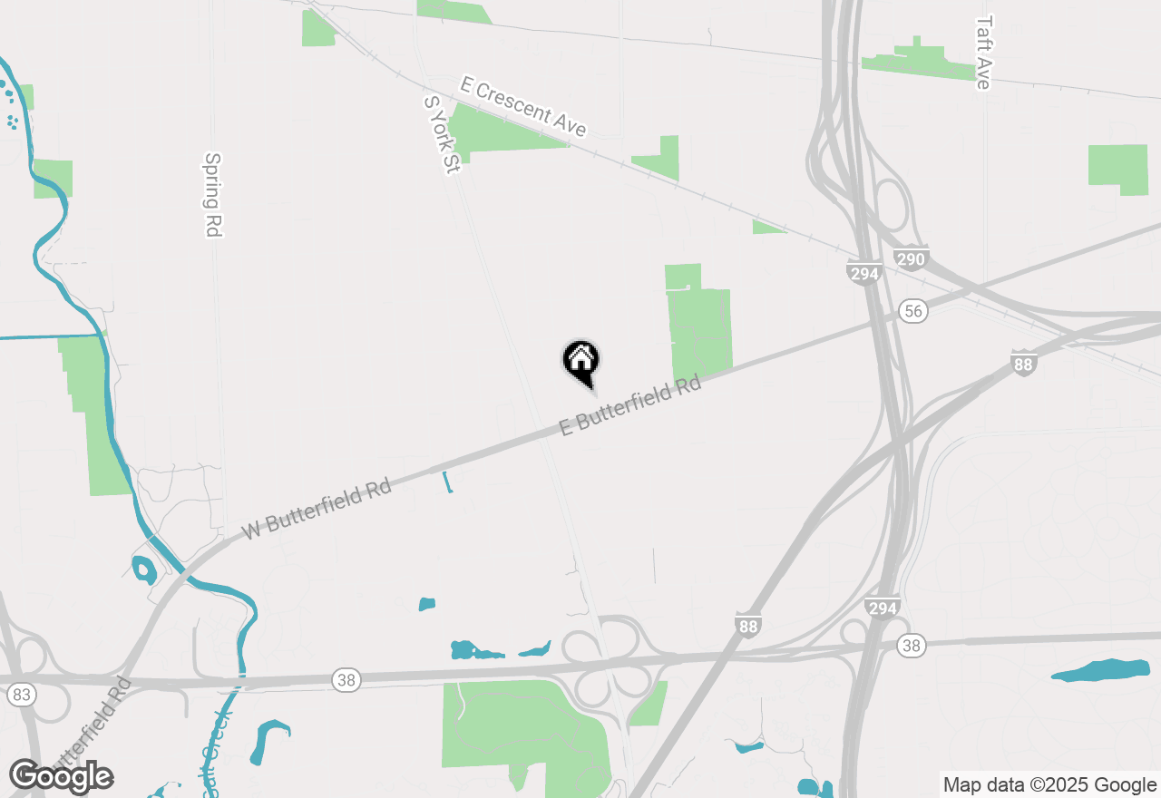 Map of 916 S Chatham Avenue, Elmhurst, IL 60126