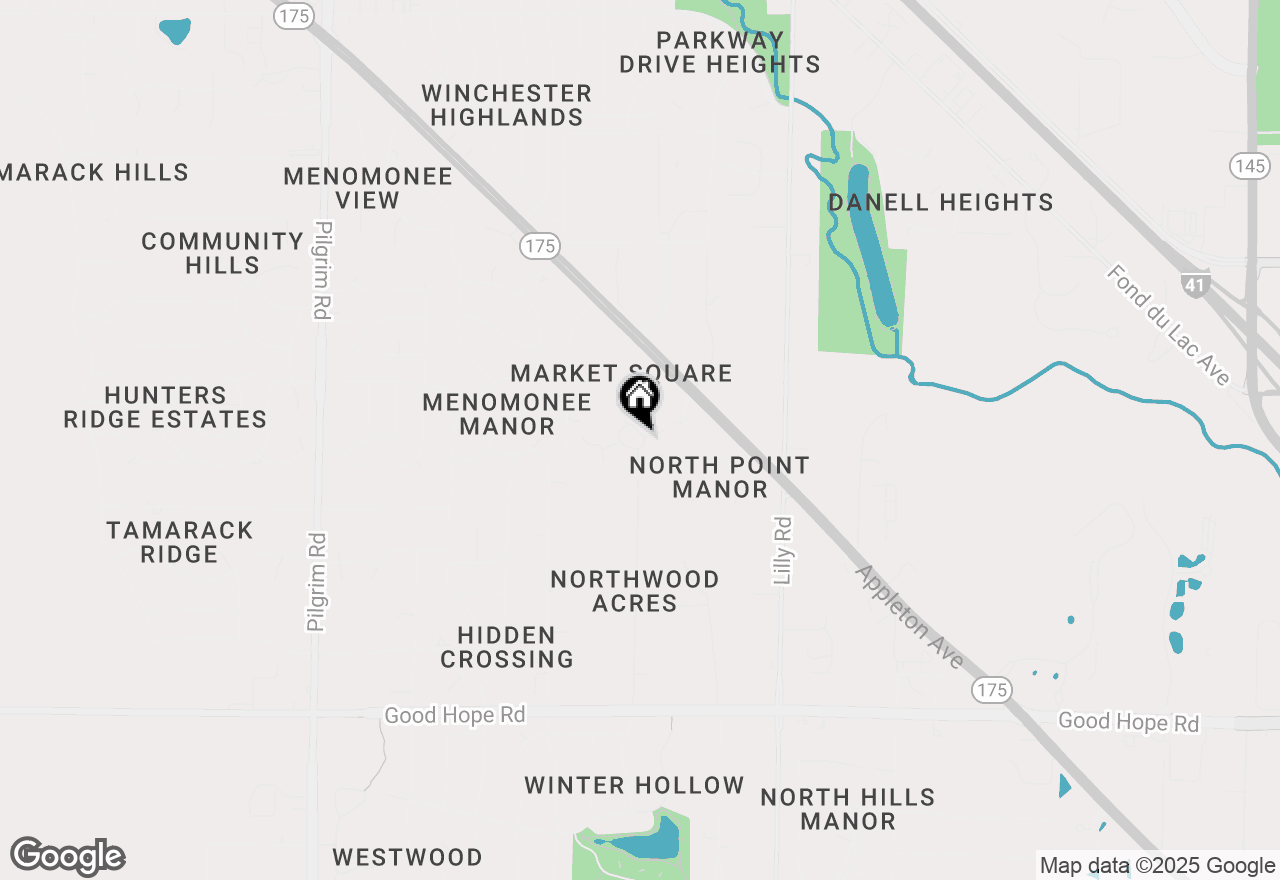 Map of N76W14599 Northpoint Ct, Menomonee Falls, WI 53051