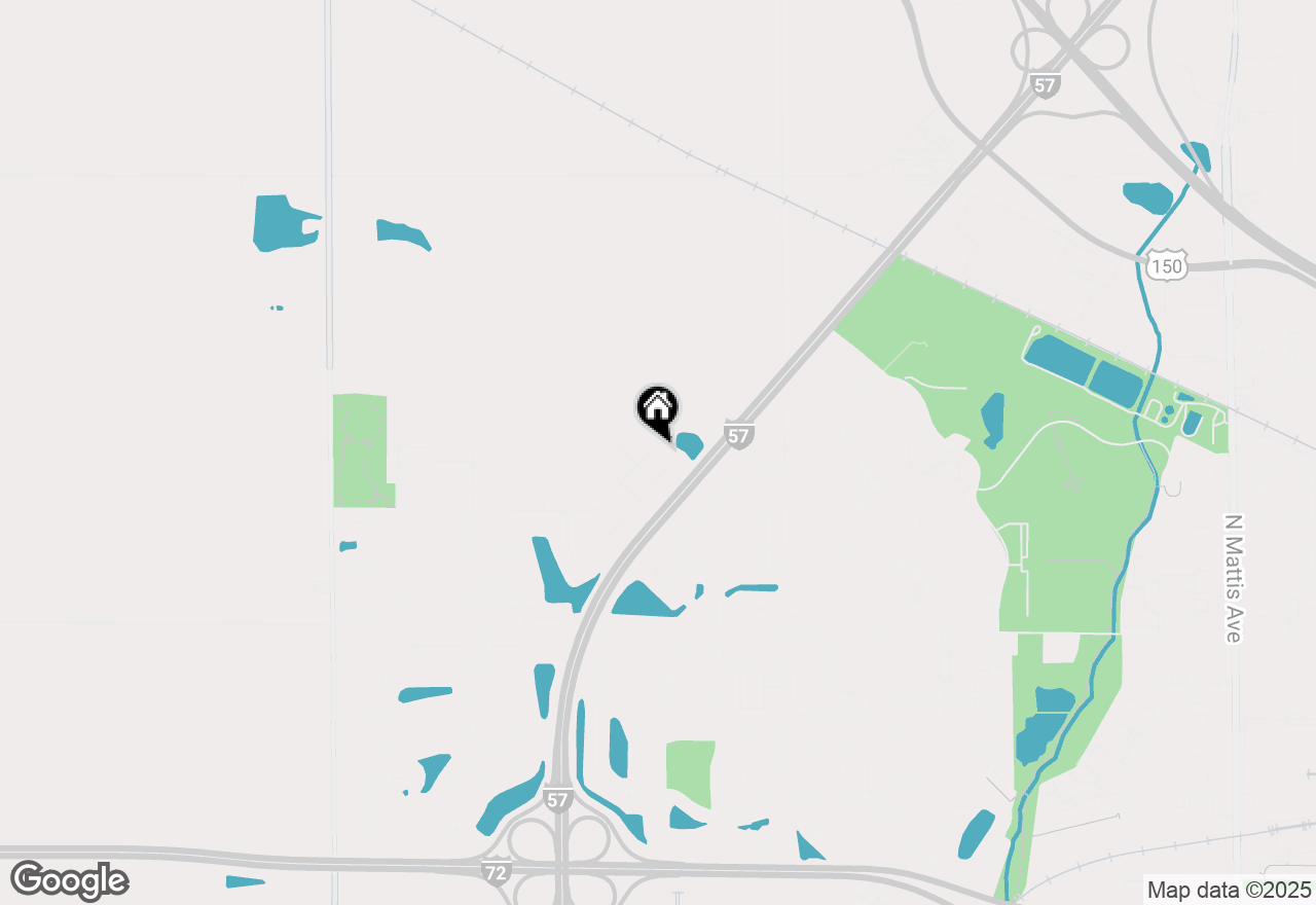 Map of 3317 Boulder Ridge Drive, Champaign, IL 61822