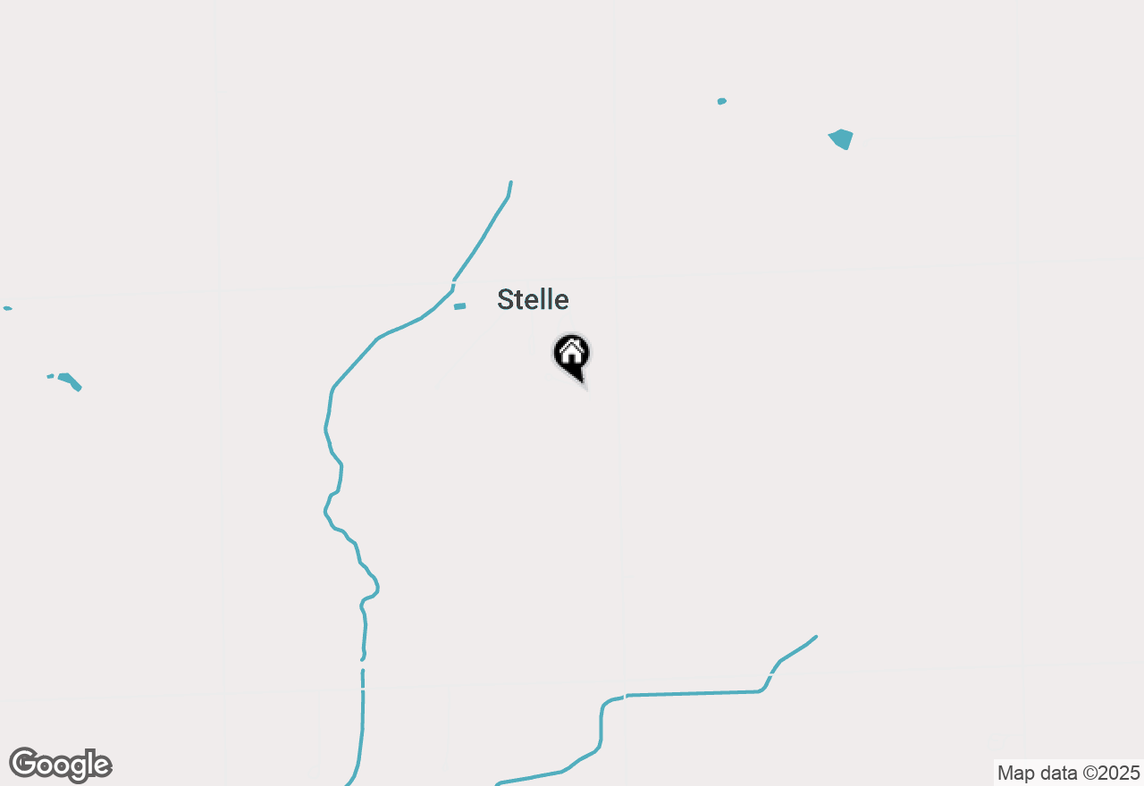 Map of 163 Prairie Turn, Cabery, IL 60919