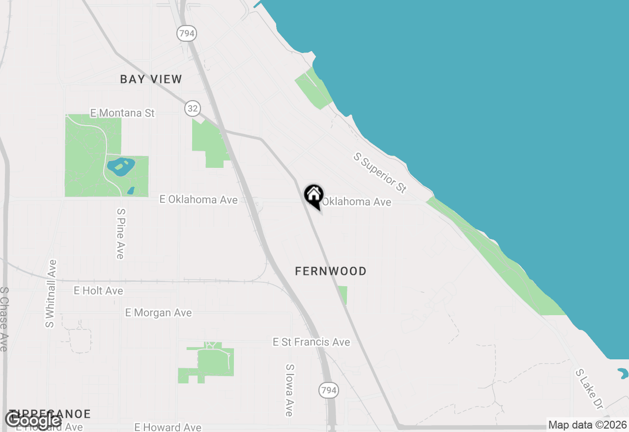 Map of 3146 S Kinnickinnic Ave, Milwaukee, WI 53207