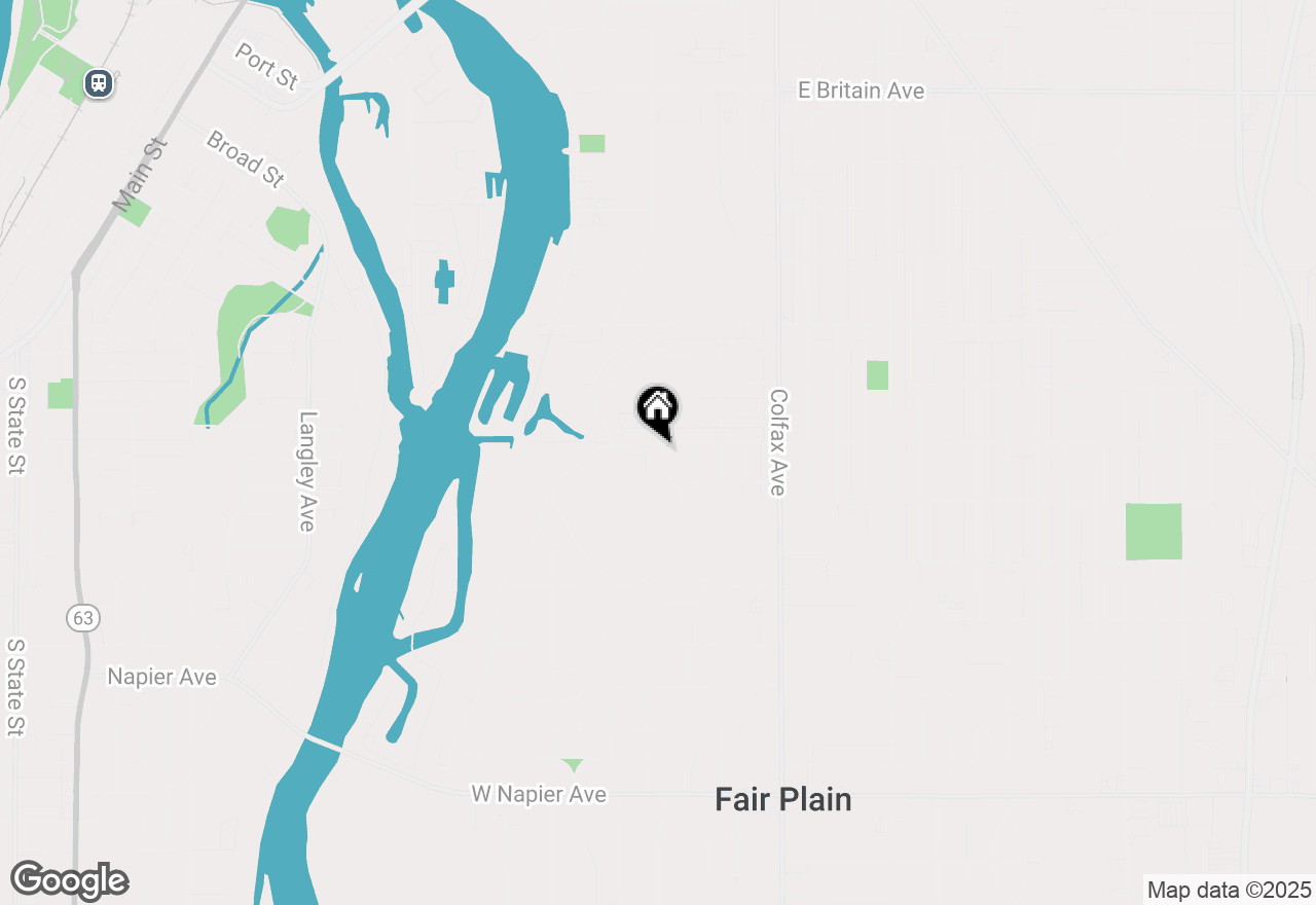 Map of 304 W May Street, Benton Harbor, MI 49022