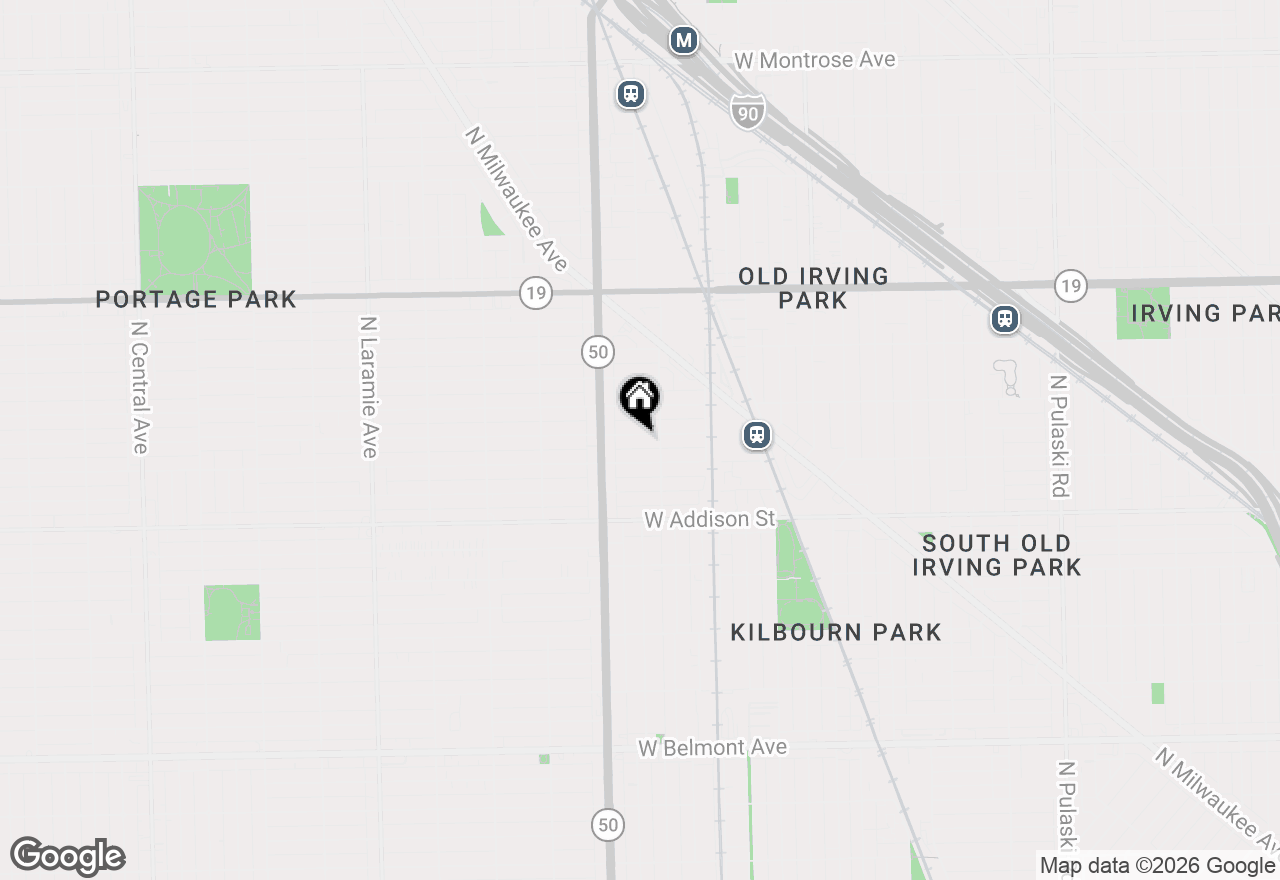 Map of 4719 W Warwick Avenue, Chicago, IL 60641