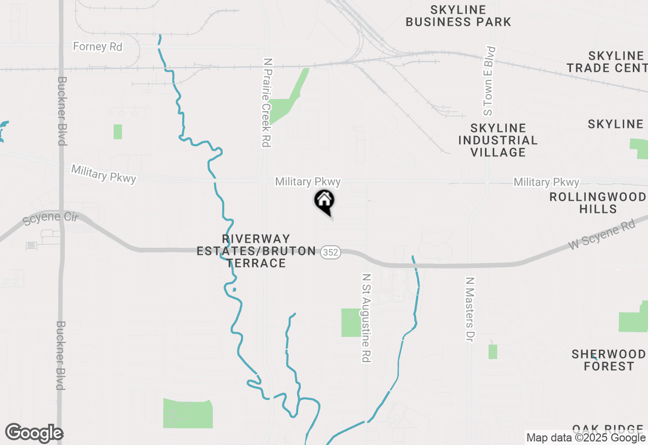 Map of 9405 Culberson Street, Dallas, TX 75227