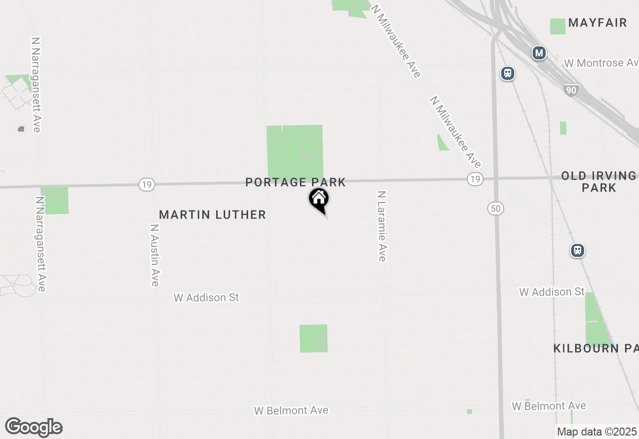 Map of 5410 W Berenice Avenue, Chicago, IL 60641