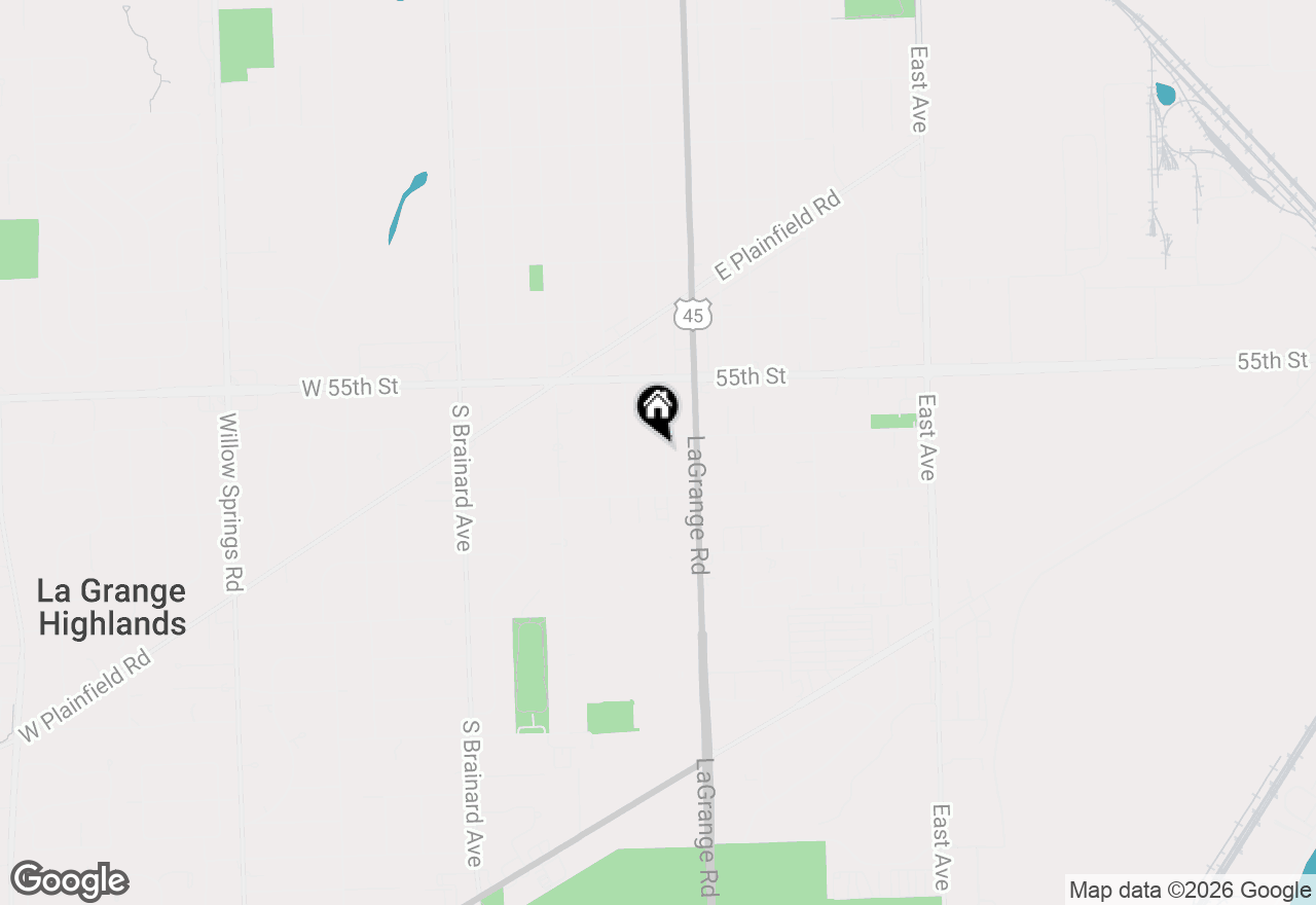 Map of 5604 S Madison Avenue, Countryside, IL 60525