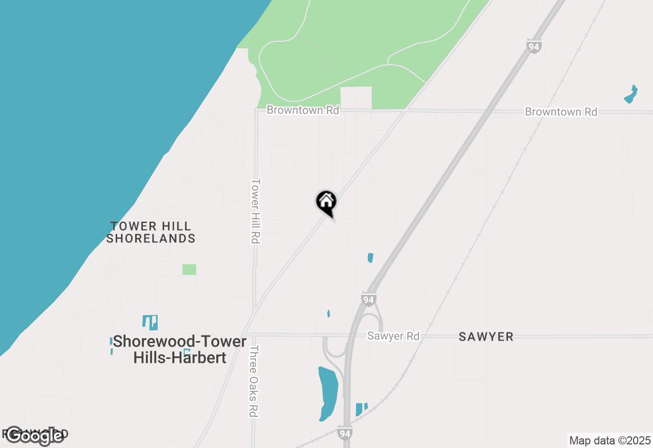 Map of 6265 Elm Drive, Sawyer, MI 49125