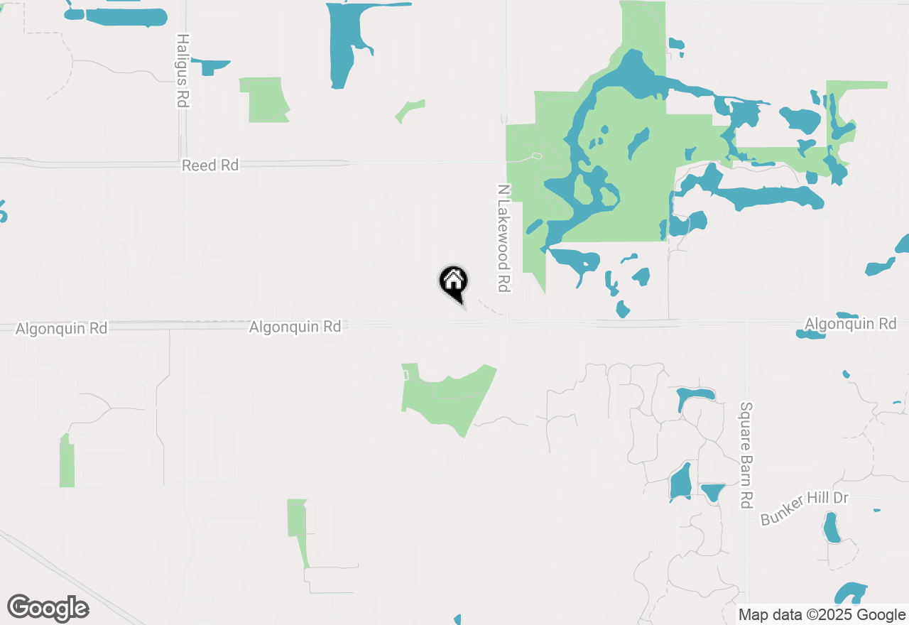 Map of 5 Wright Ct, Lake In The Hills, IL 60156