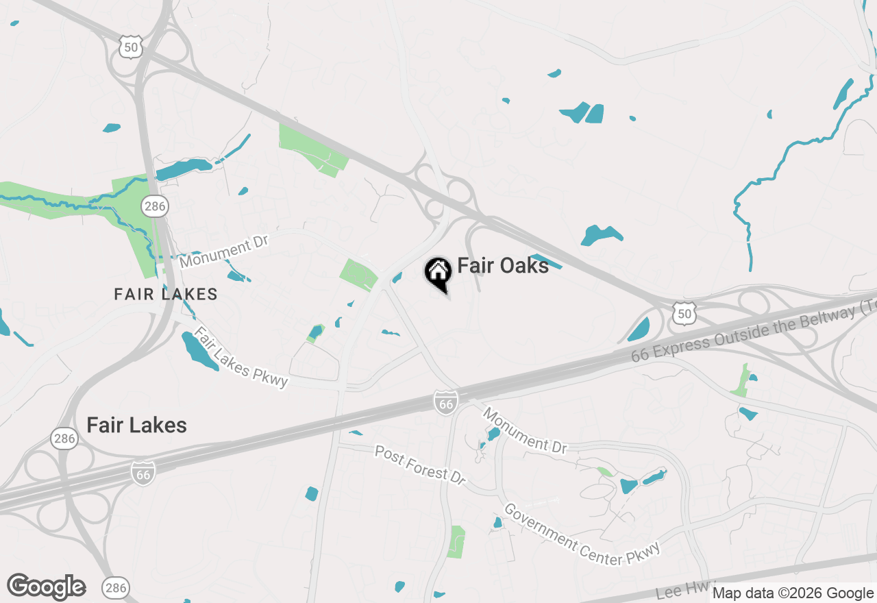 Map of 12133 Tribune Street, Fairfax, VA 22033