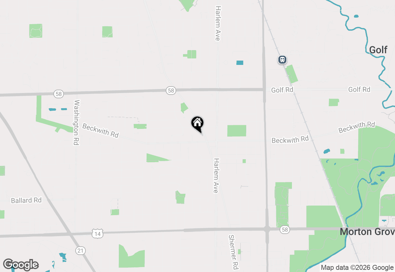 Map of 7303 Ponto Court, Morton Grove, IL 60053