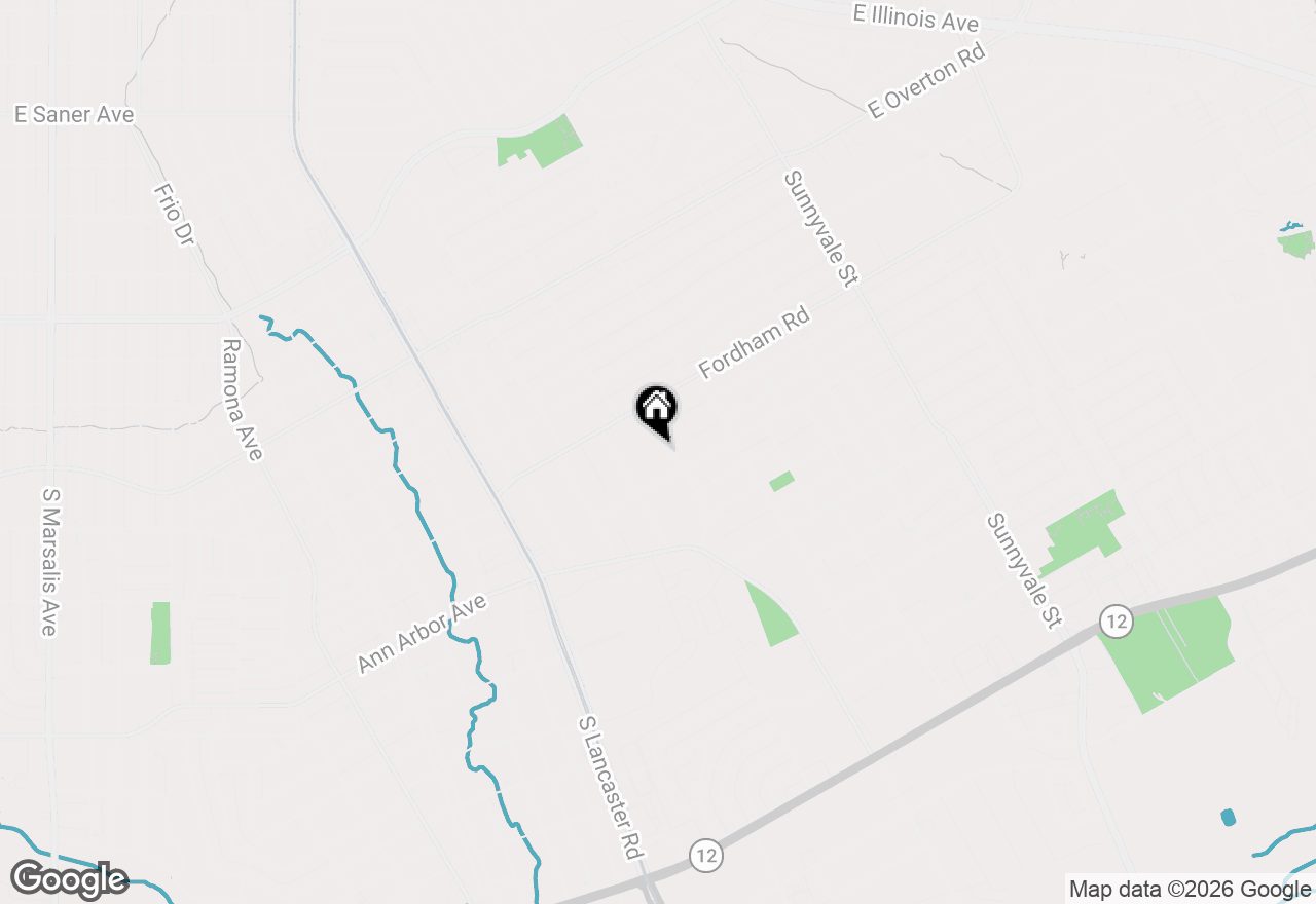 Map of 4147 Gladewater Road, Dallas, TX 75216