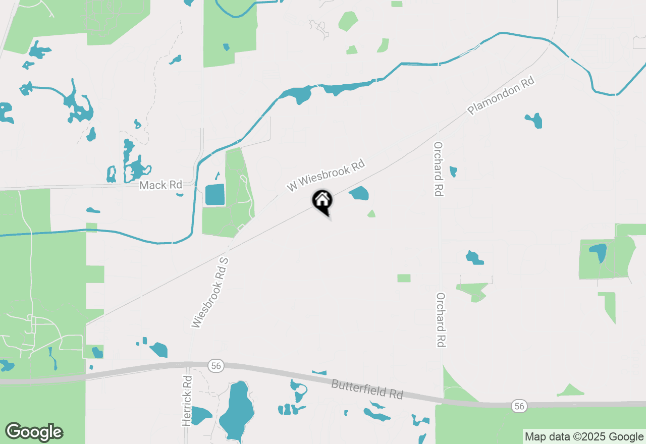 Map of 26w215 Tomahawk Drive, Wheaton, IL 60189