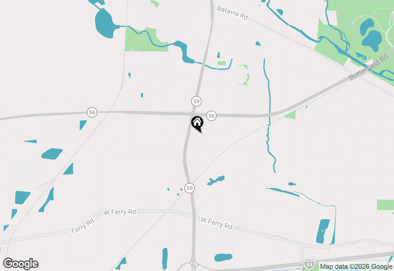 Map of 29w710 Cambridge Court, Warrenville, IL 60555