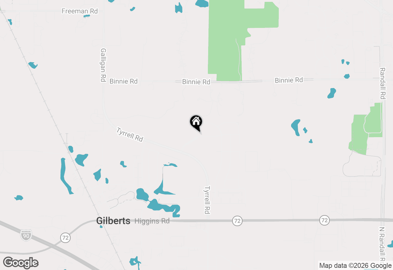 Map of 264 Rockville Lane, Gilberts, IL 60136