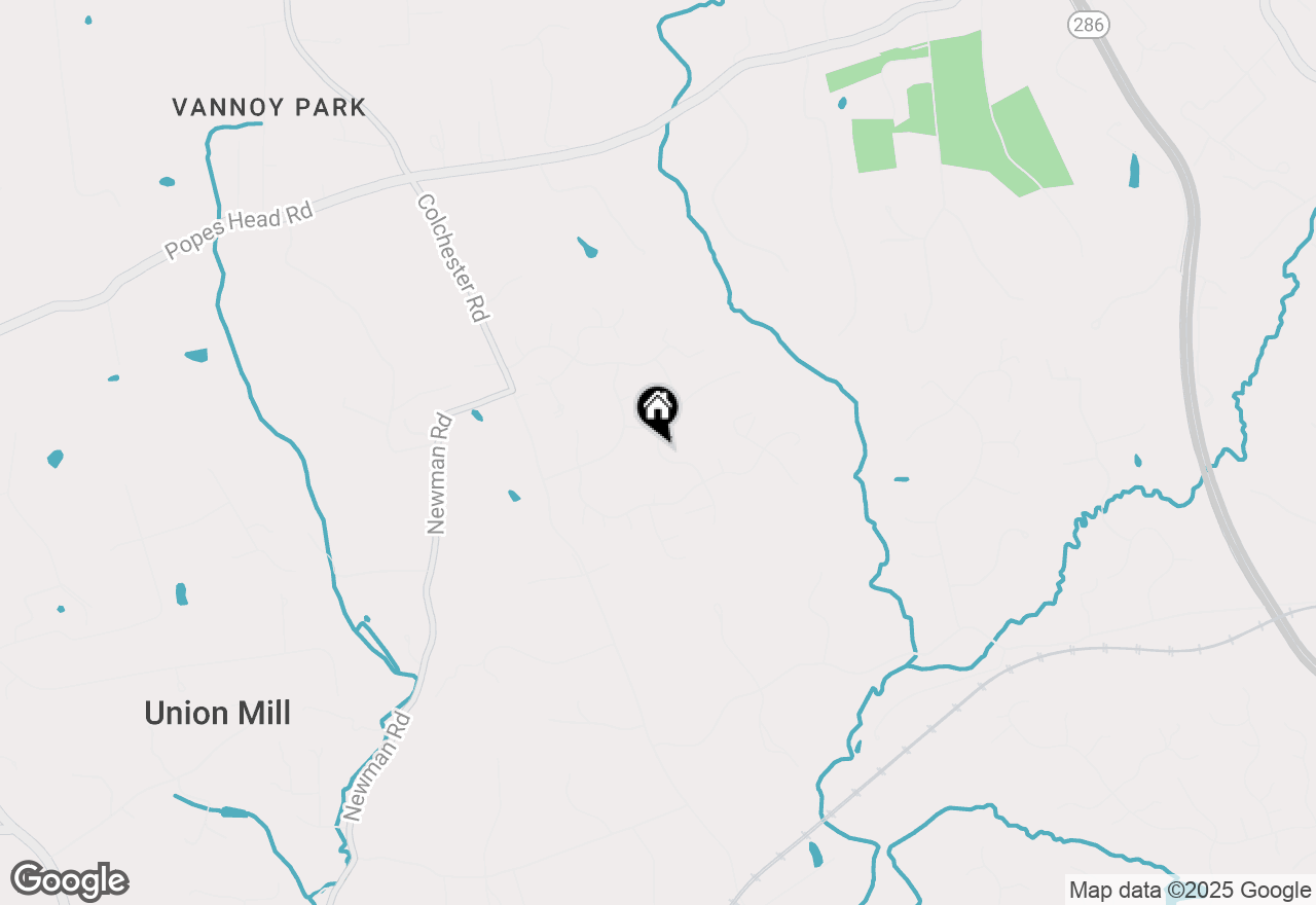 Map of 6102 Kings Color Drive, Fairfax, VA 22030