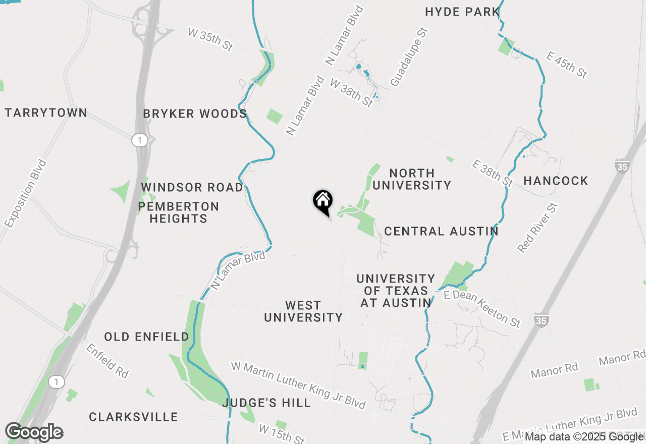 Map of 2814 Nueces St #206, Austin, TX 78705