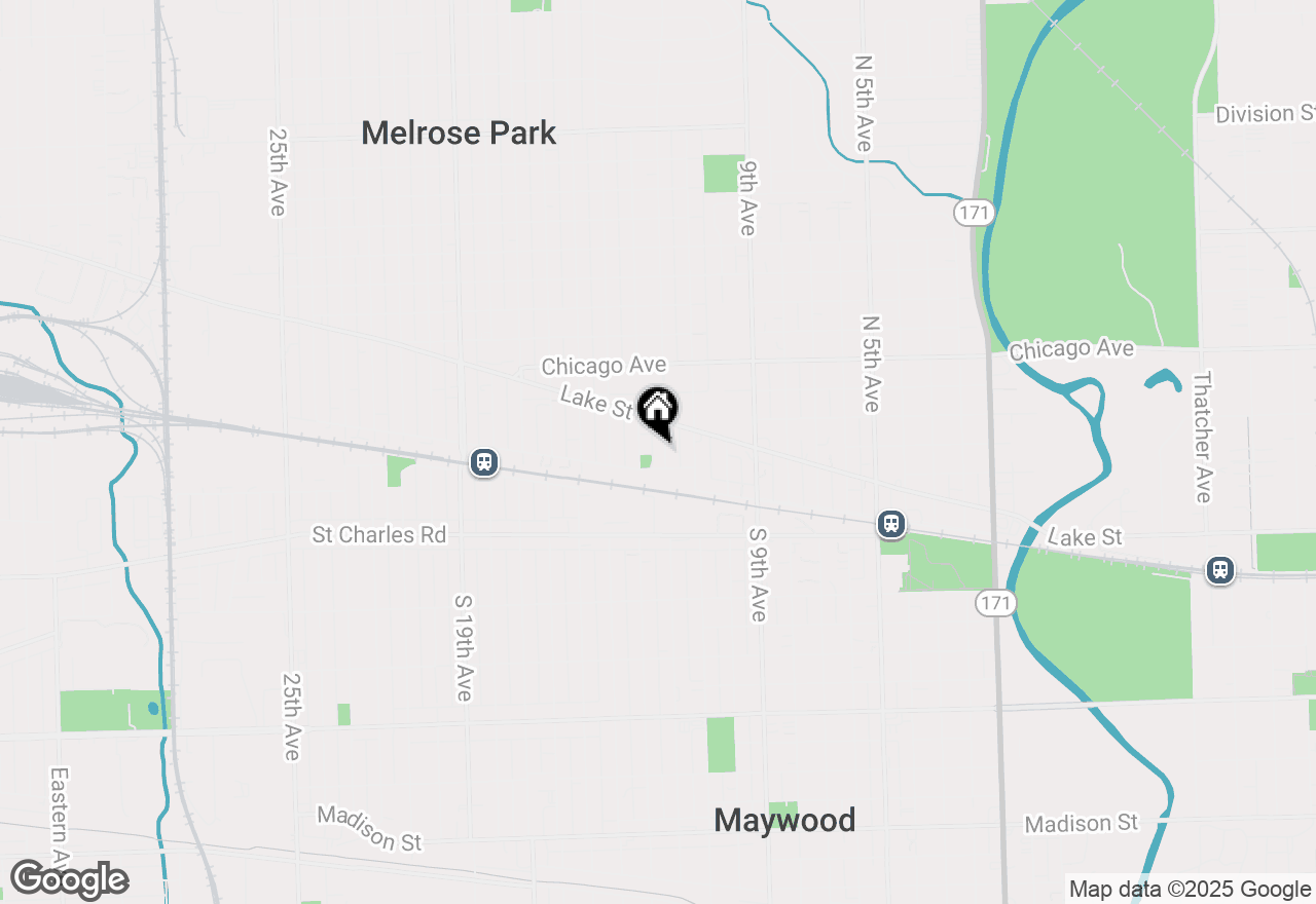 Map of 112 N 12th Avenue #5, Melrose Park, IL 60160