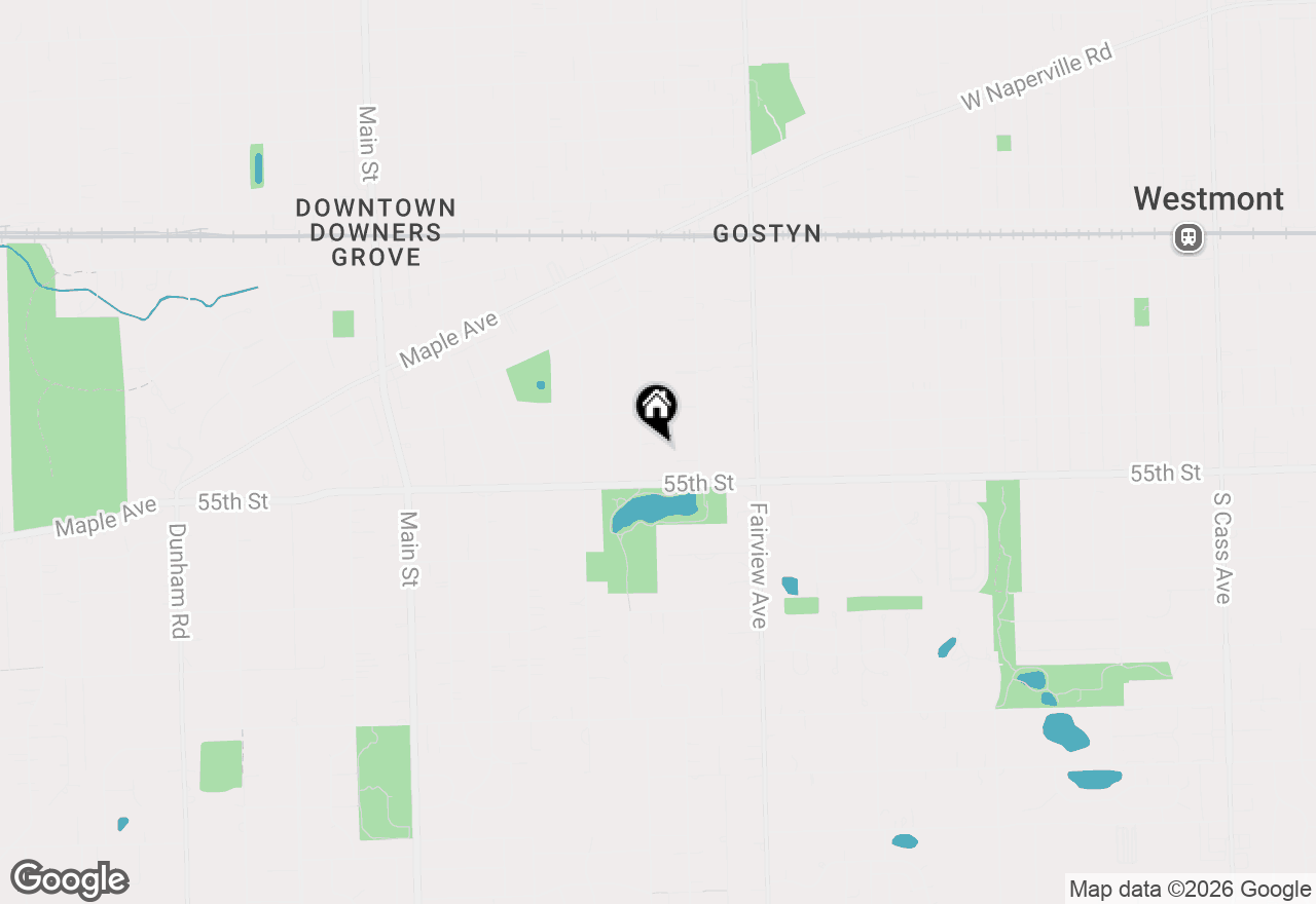Map of 5417 Blodgett Avenue, Downers Grove, IL 60515