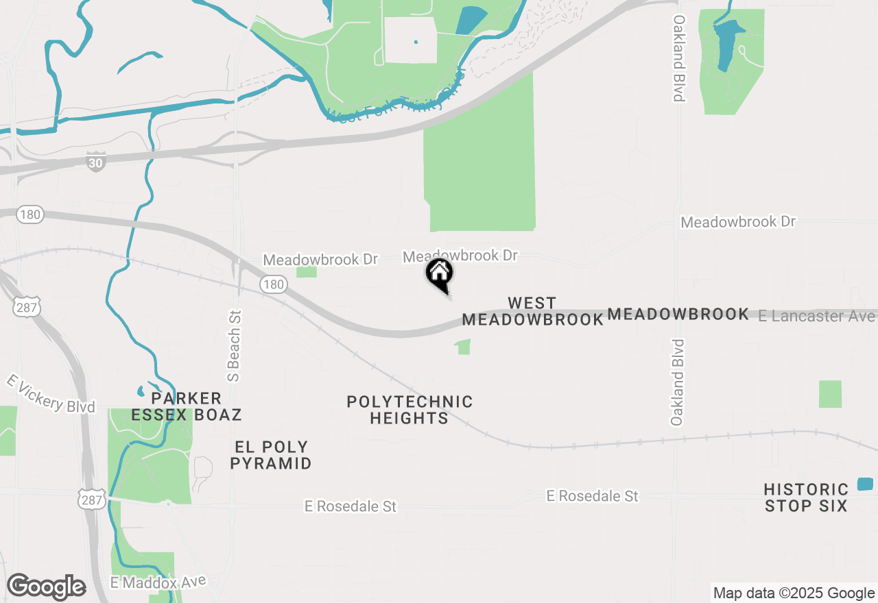 Map of 3332 Mt Vernon Avenue, Fort Worth, TX 76103