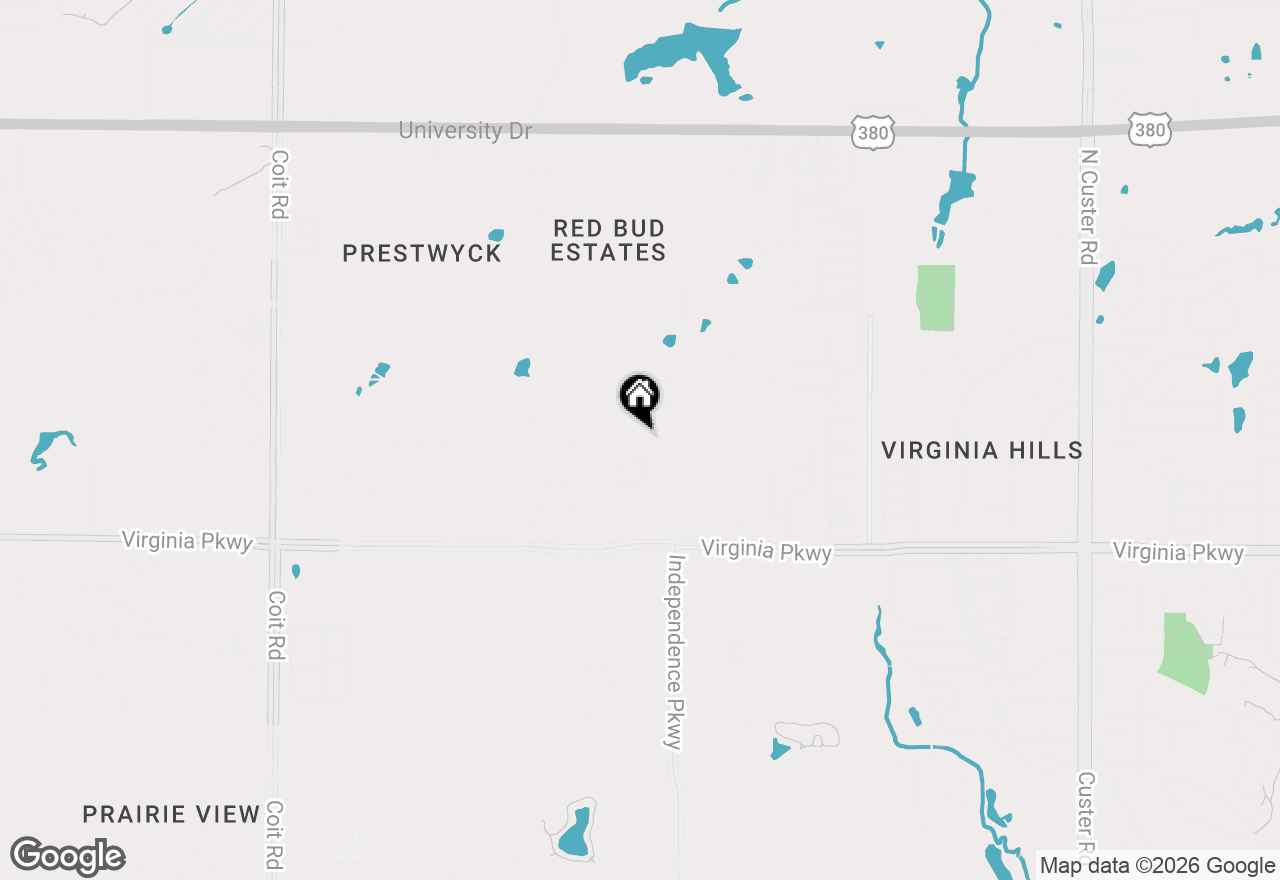 Map of 10040 Eagle Pass Place, Mckinney, TX 75071