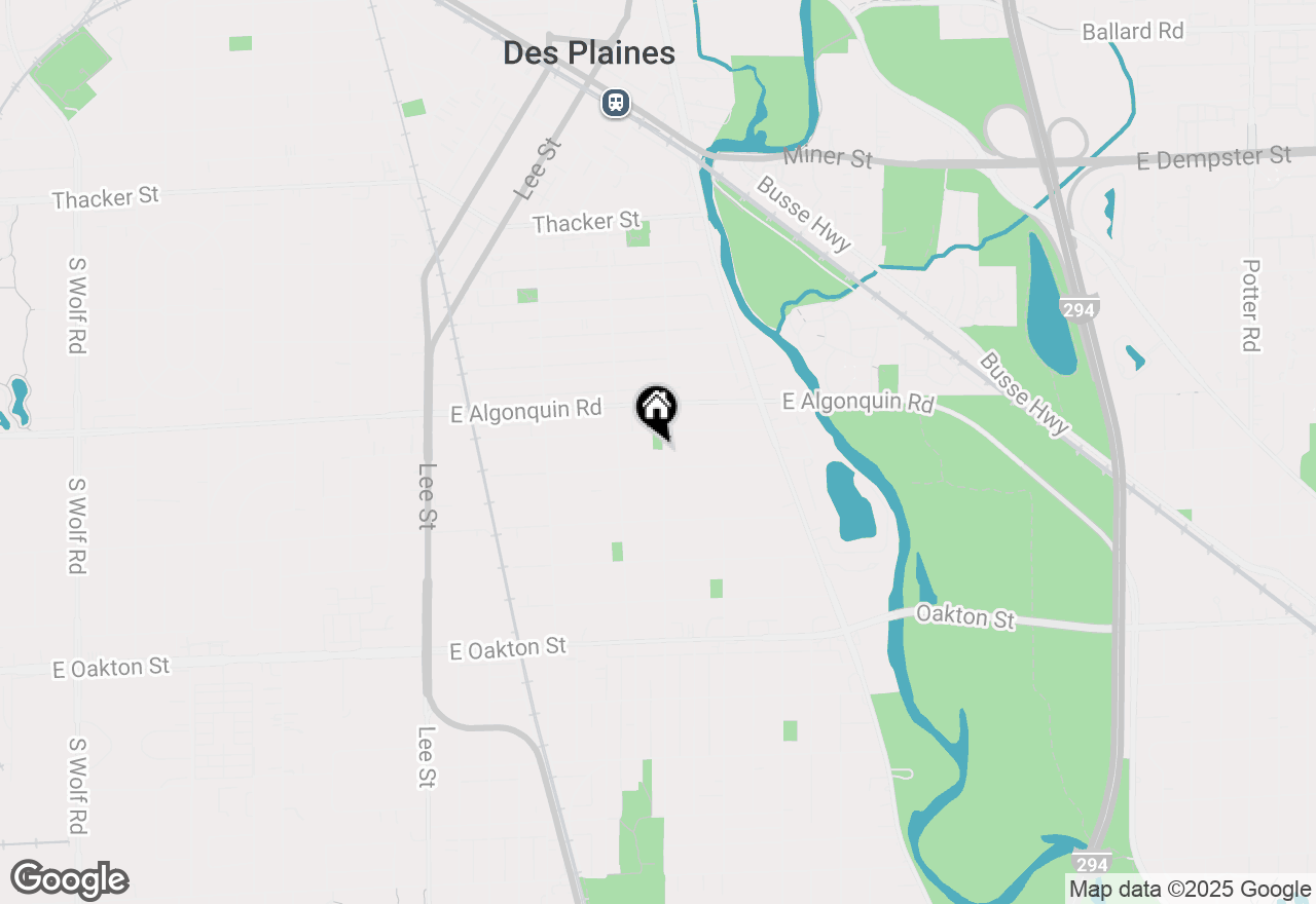 Map of 1280 White Street, Des Plaines, IL 60018