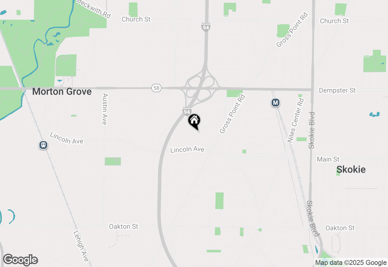 Map of 8541 Lotus Avenue #914, Skokie, IL 60077