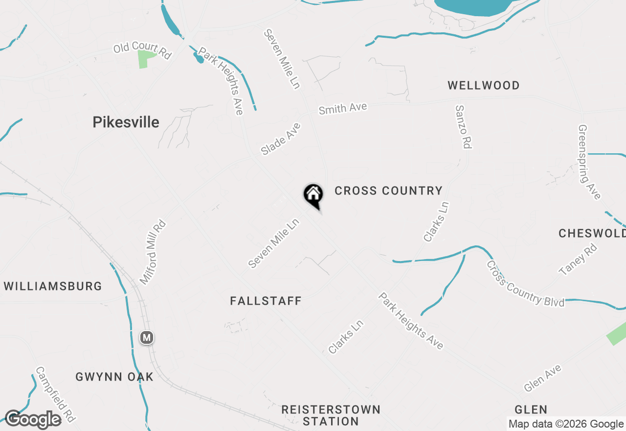 Map of 7121 Park Heights Avenue #509, Baltimore, MD 21215