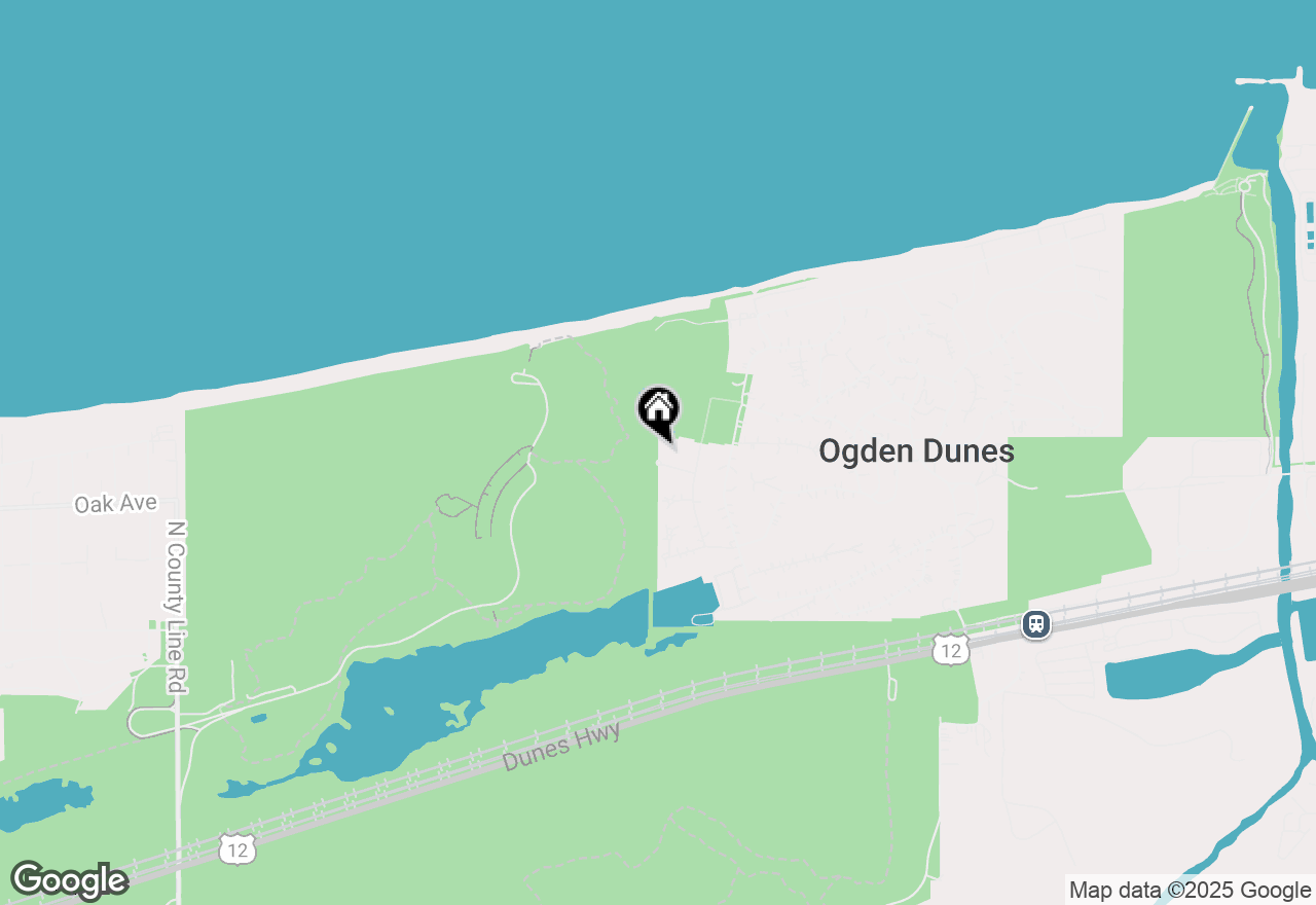 Map of 8 Chestnut Court, Ogden Dunes, IN 46368
