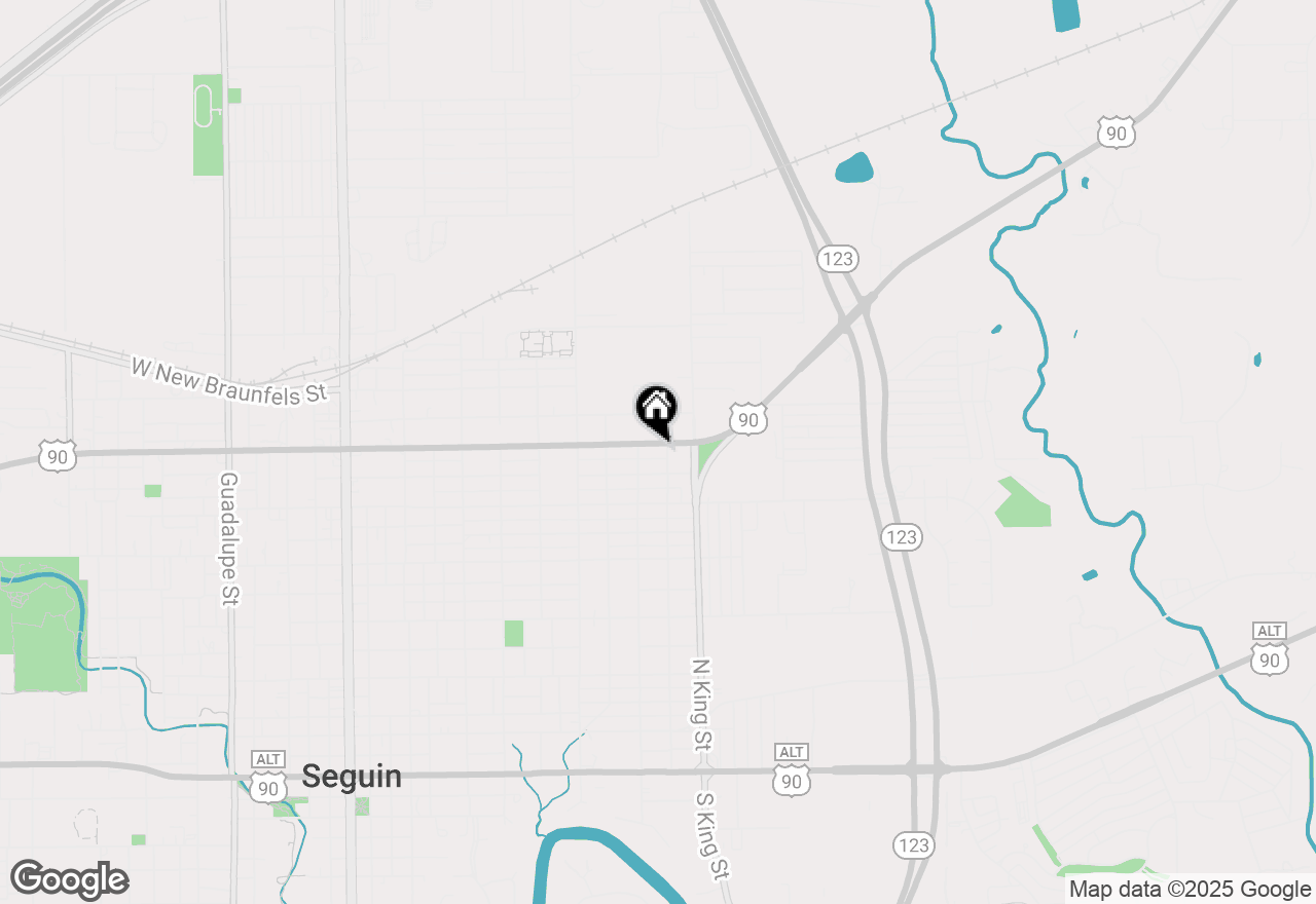 Map of 1017 E Kingsbury Street, Seguin, TX 78155