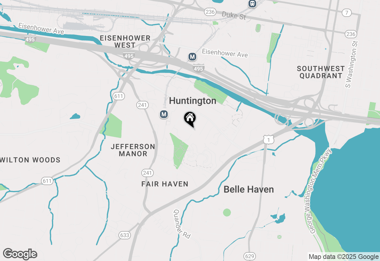Map of 2304 Riverview Terrace, Alexandria, VA 22303