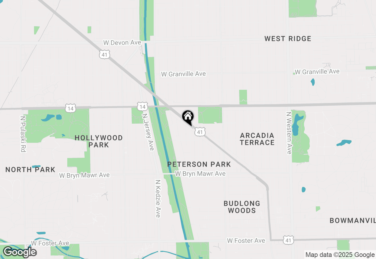 Map of 5838 N Sacramento Avenue, Chicago, IL 60659