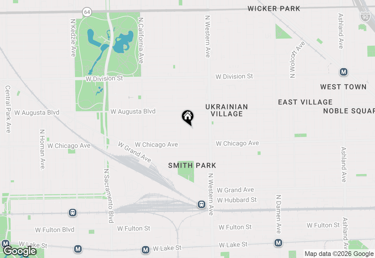 Map of 2519 W Iowa Street, Chicago, IL 60622