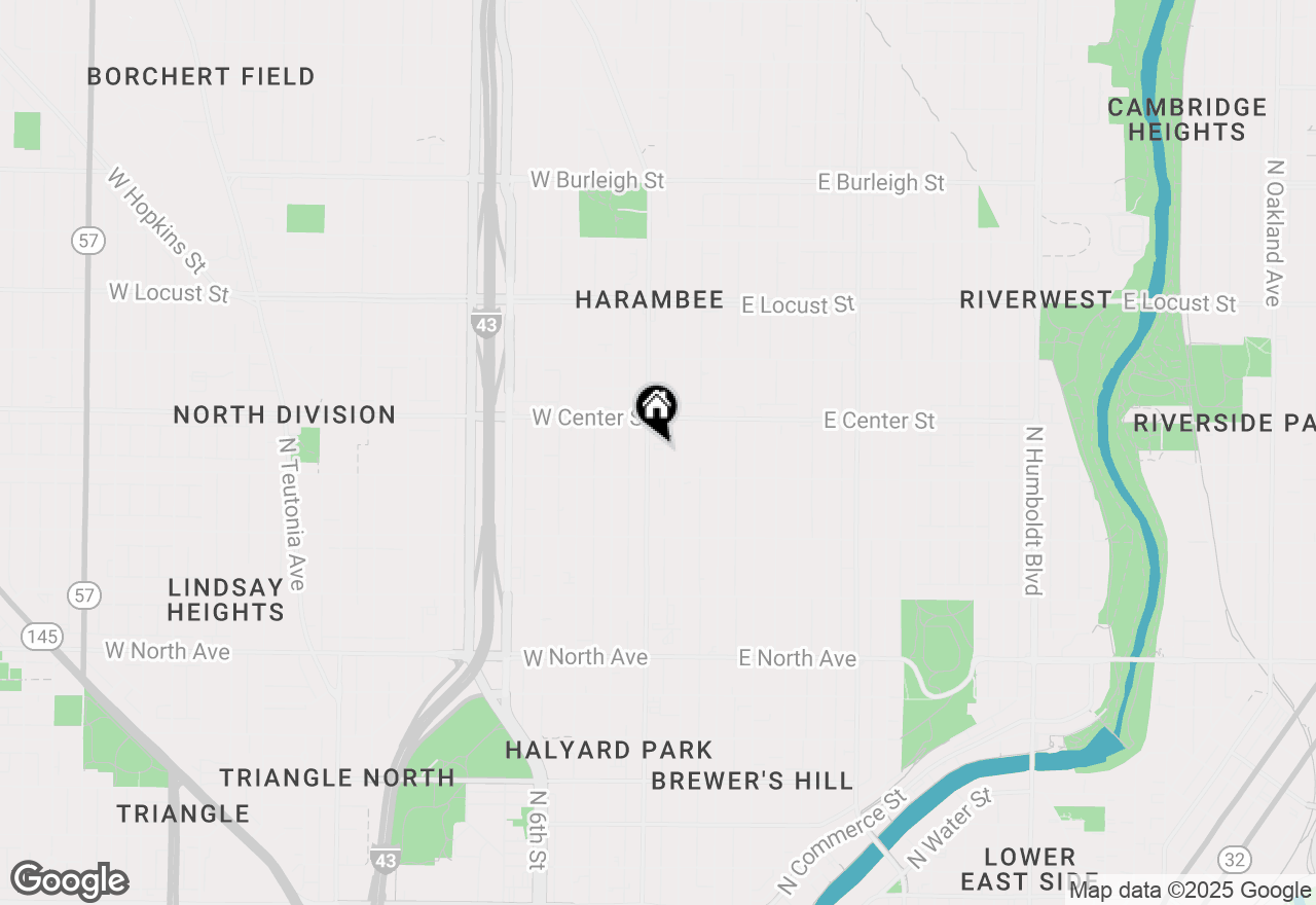 Map of 2634 N Dr Martin Luther King Jr Dr, Milwaukee, WI 53212