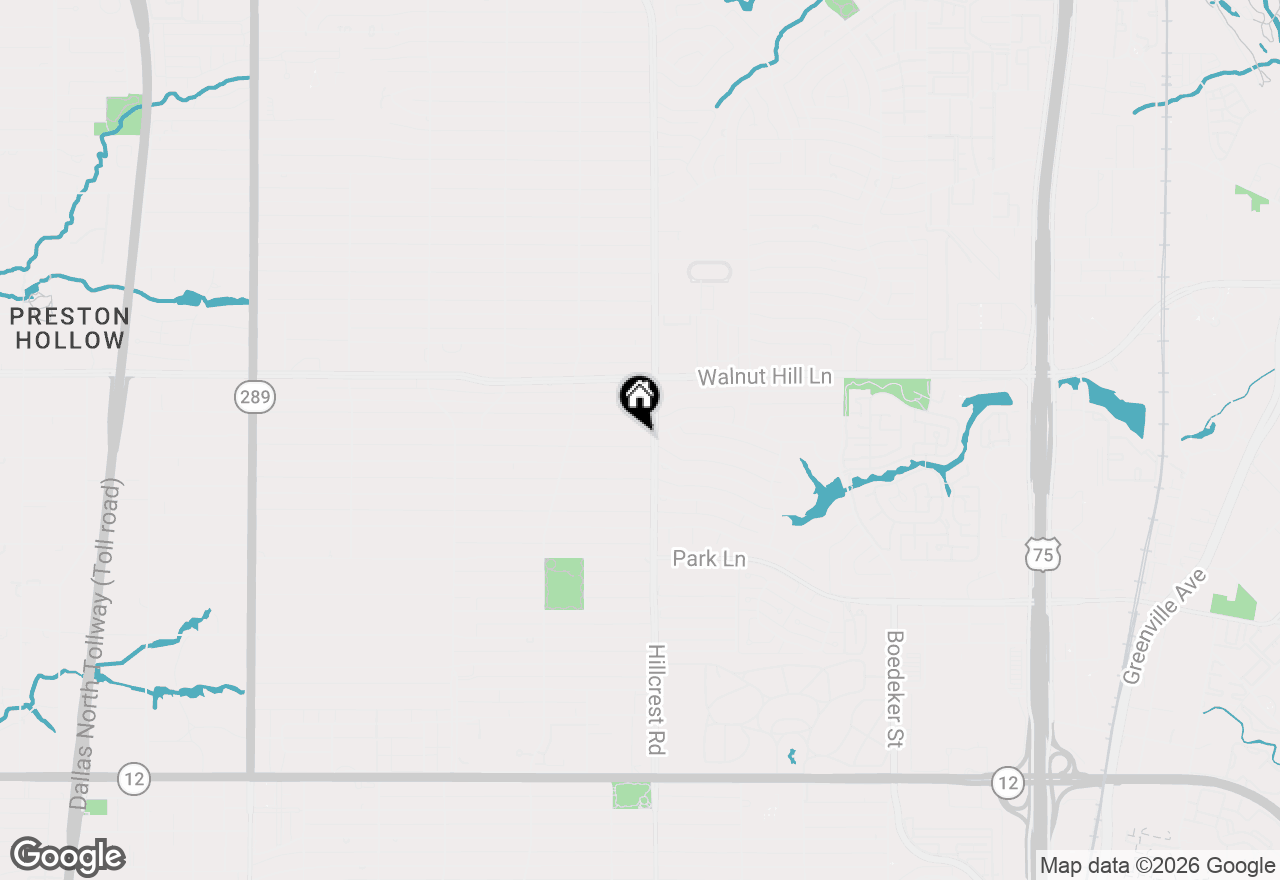 Map of 6830 Stefani Drive, Dallas, TX 75225