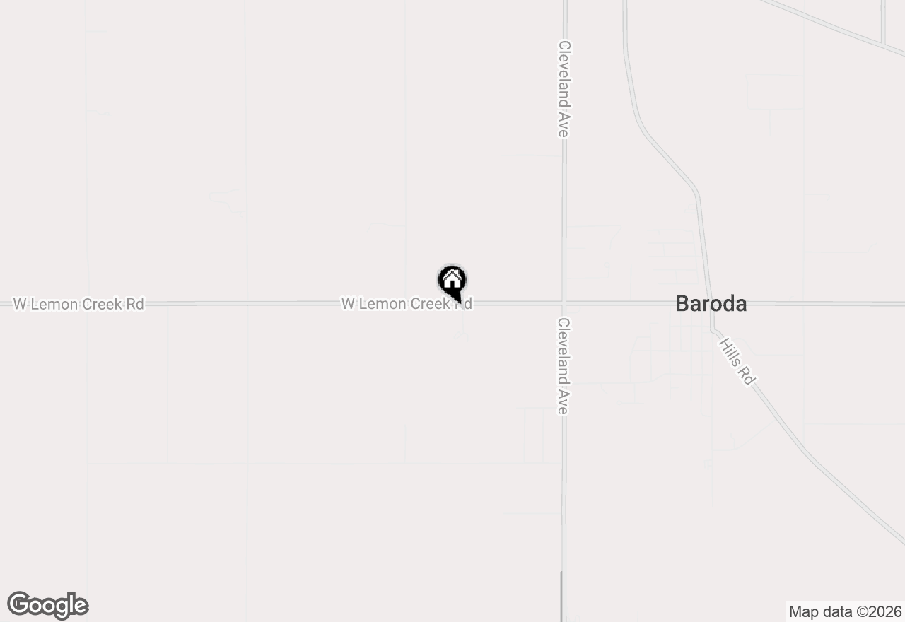 Map of 1950 Plantation Row, Baroda, MI 49101