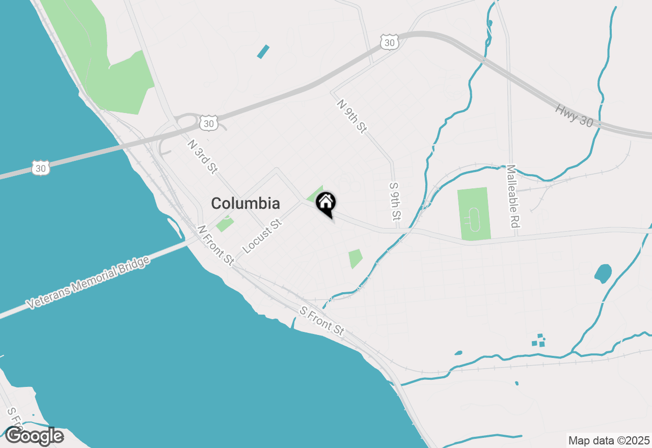 Map of 141 S 5th Street, Columbia, PA 17512