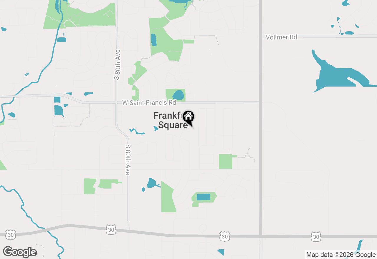 Map of 7624 W Juniper Court, Frankfort, IL 60423