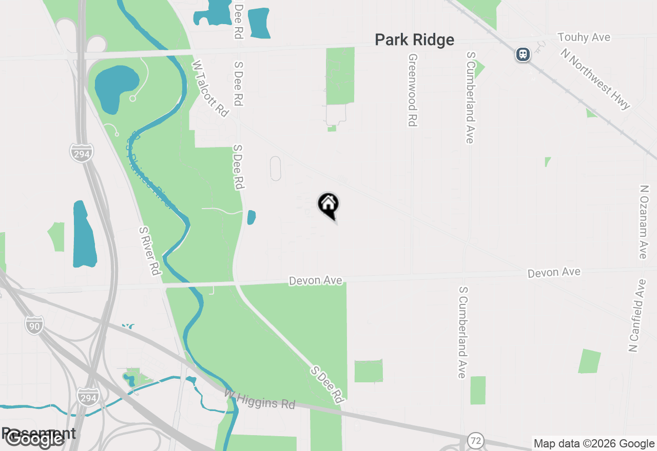 Map of 905 S Seminary Avenue, Park Ridge, IL 60068