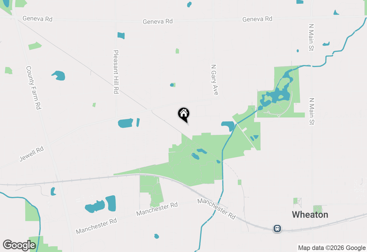 Map of 1310 Champion Forest Court, Wheaton, IL 60187