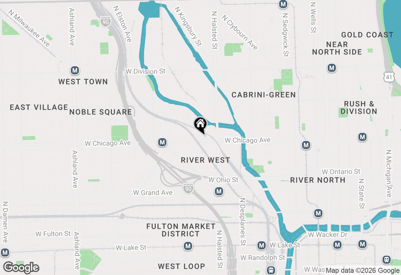 Goose Island Office map