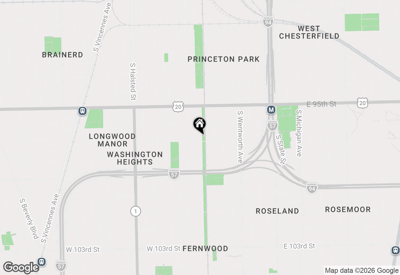 Map of 9648 S Eggleston Avenue, Chicago, IL 60628