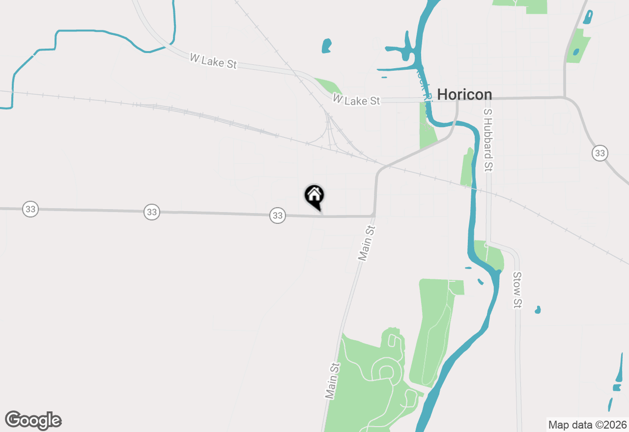 Map of 4301 W State Road 33 Road, Horicon, WI 53032