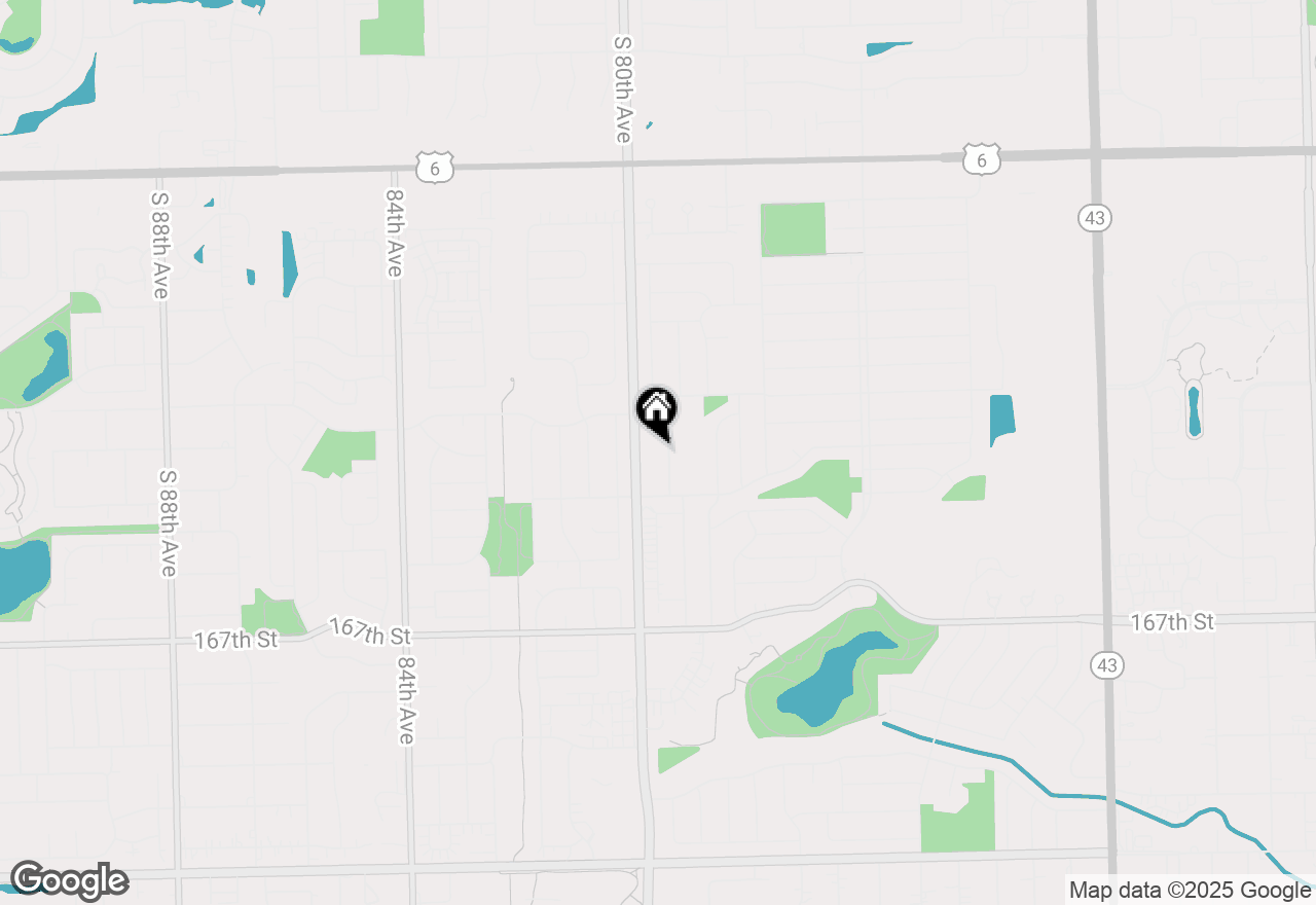 Map of 7952 164th Place #7952, Tinley Park, IL 60477