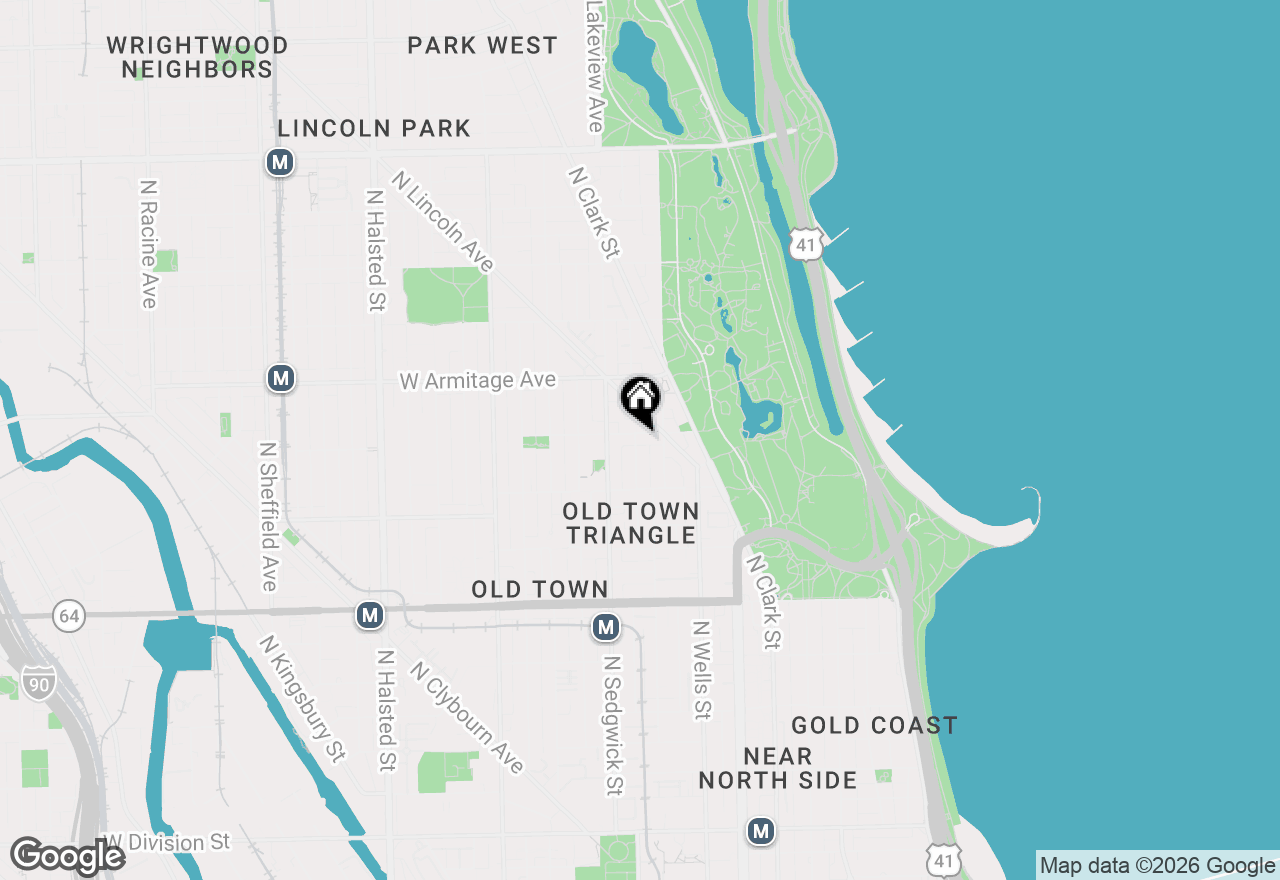 Map of 325 W Wisconsin Street #1853-2, Chicago, IL 60614