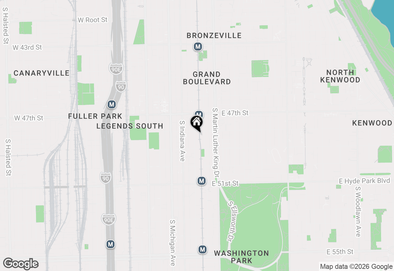 Map of 4813 S Prairie Avenue #C, Chicago, IL 60615