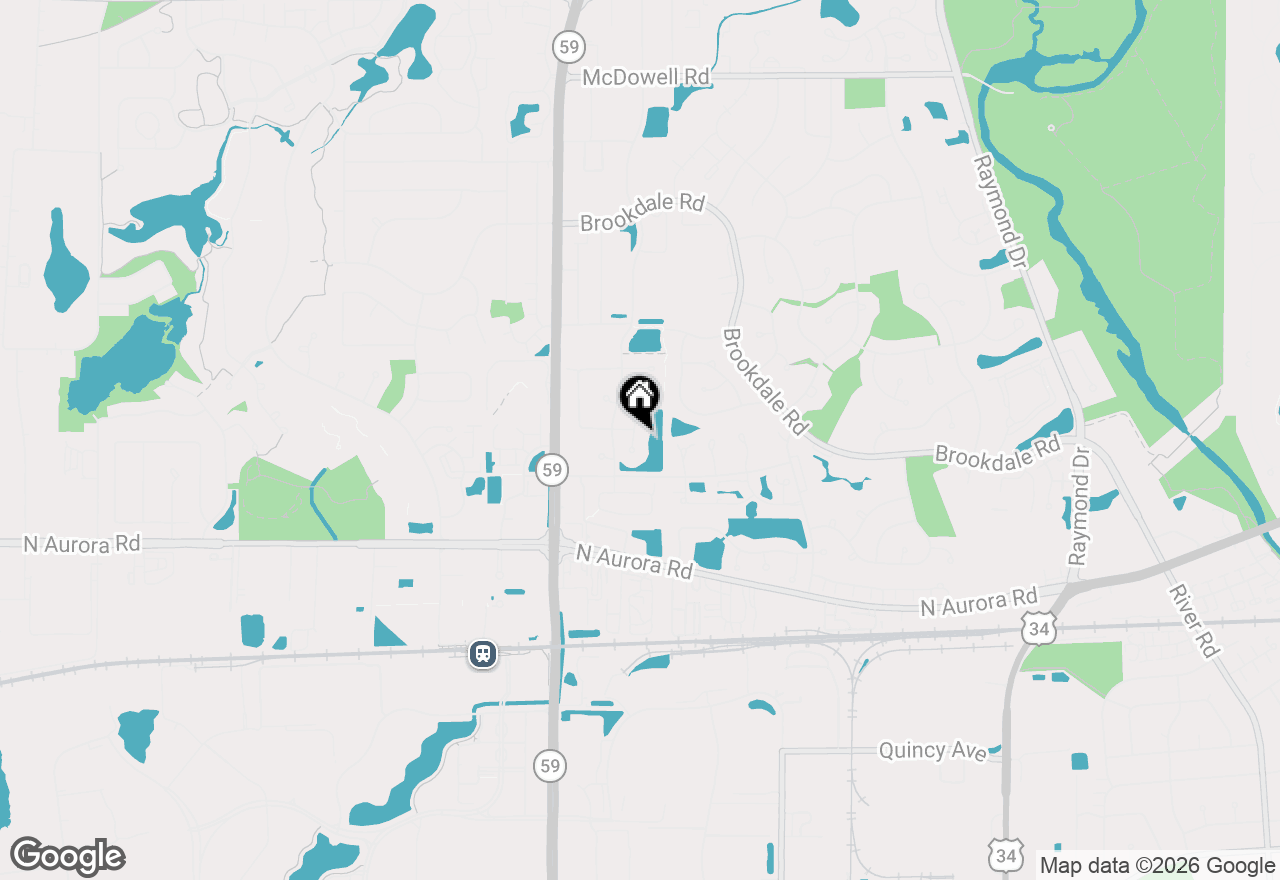 Map of 844 Donelson Court, Naperville, IL 60563