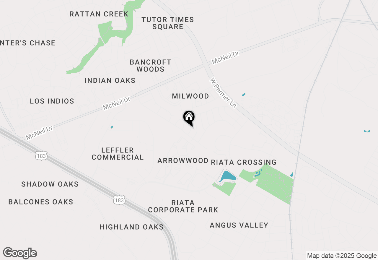 Map of 12704 Acadian Trl, Austin, TX 78727