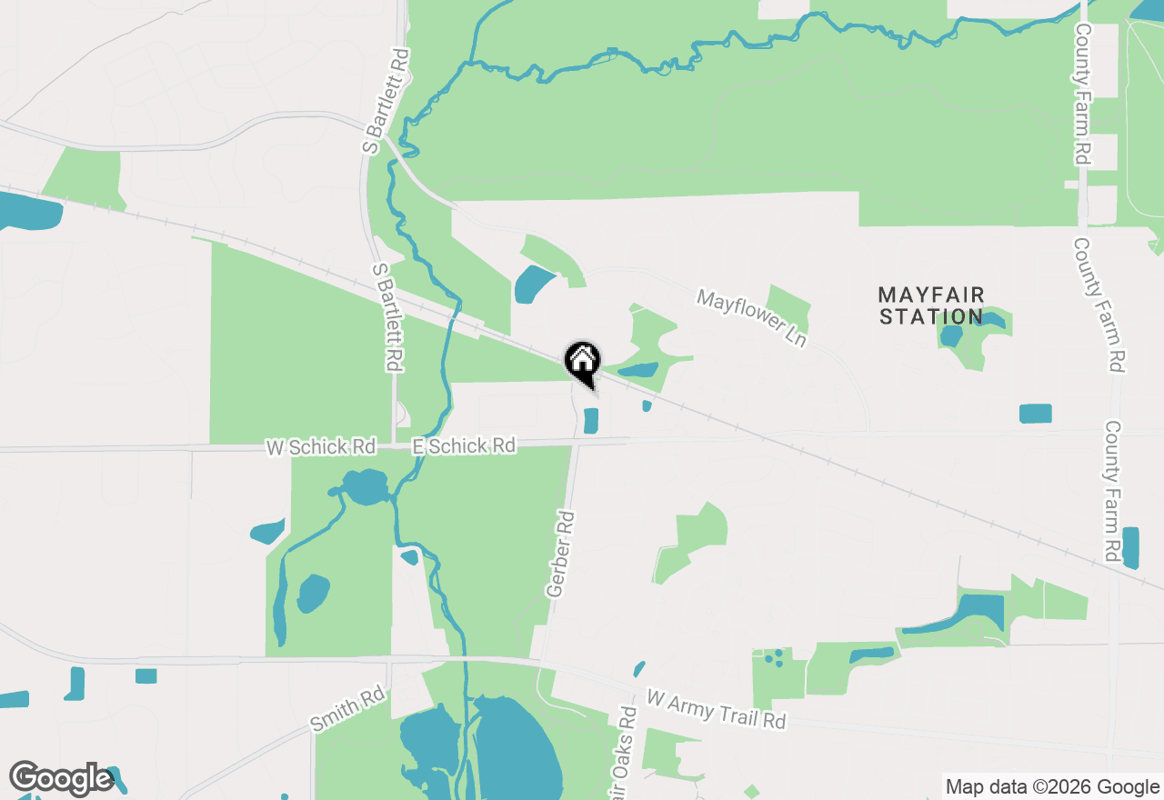 Map of 251 Pleasant Drive, Bartlett, IL 60103