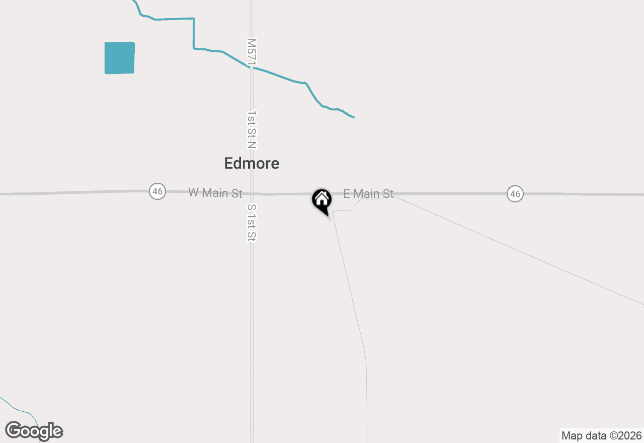 Map of 525 E Pine Road, Edmore, MI 48829