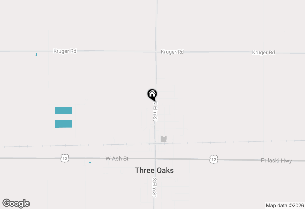 Map of 501 N Elm Street, Three Oaks, MI 49128
